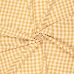 Seersucker – oker ruitjes