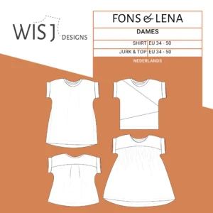 Patroon Fons shirt & Lena jurk/top dames – WISJ
