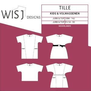 Patroon Tille jurken en tops kids en dames – WISJ