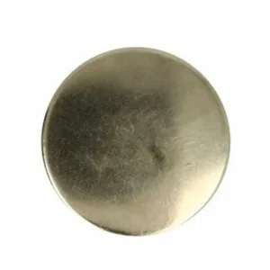 Jeansknoop 17mm - zilver (10 stuks)