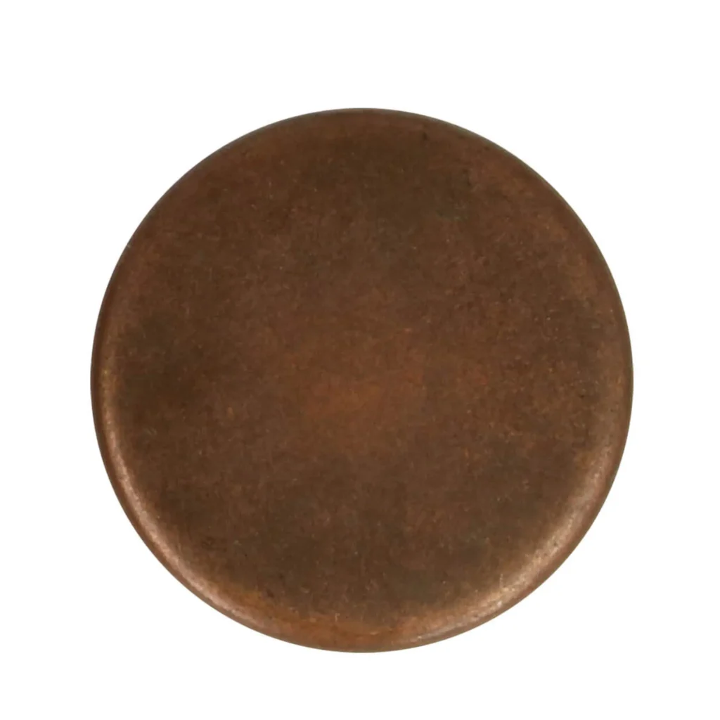 Jeansknoop 17mm – brons (10 stuks)